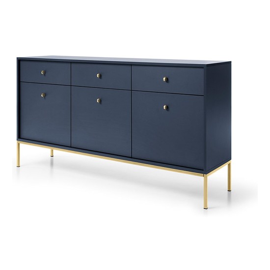 MONO chest of drawers 154 cm, navy MONO chest of drawers 154 cm, navy