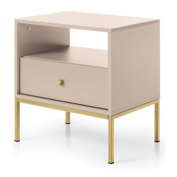 MONO bedside table 54 cm, sand beige MONO bedside table 54 cm, sand beige