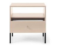 MONO bedside table 54 cm, sand beige
