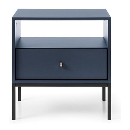 MONO bedside table 54 cm, navy