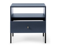 MONO bedside table 54 cm, navy
