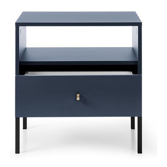 MONO bedside table 54 cm, navy