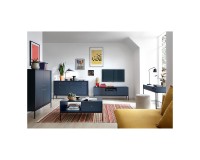 MONO bedside table 54 cm, navy