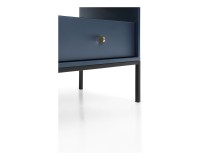 MONO bedside table 54 cm, navy