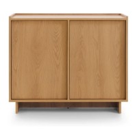 YASUMI chest of drawers 98 cm, caramel oak