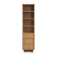 YASUMI bookcase 50 cm, caramel oak