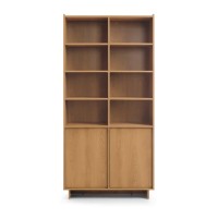 YASUMI bookcase 98 cm, caramel oak
