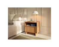 YASUMI bedside table 50 cm, caramel oak
