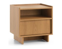 YASUMI bedside table 50 cm, caramel oak