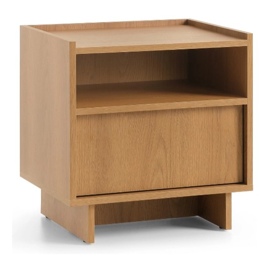 YASUMI bedside table 50 cm, caramel oak