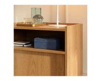 YASUMI bedside table 50 cm, caramel oak