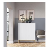 NOVA tall chest of drawers 104 cm, white