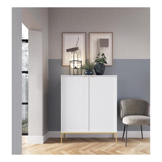 NOVA tall chest of drawers 104 cm, white NOVA tall chest of drawers 104 cm, white