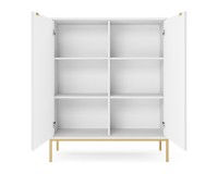 NOVA tall chest of drawers 104 cm, white NOVA tall chest of drawers 104 cm, white