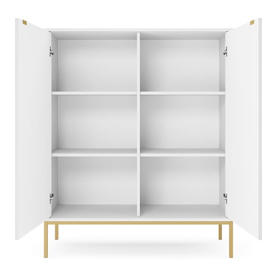 NOVA tall chest of drawers 104 cm, white NOVA tall chest of drawers 104 cm, white