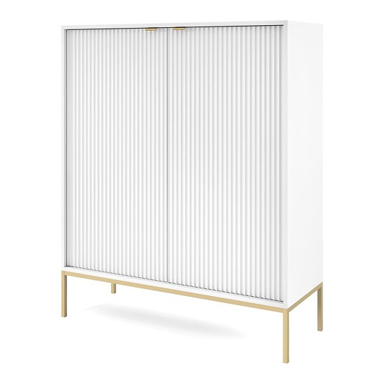NOVA tall chest of drawers 104 cm, white NOVA tall chest of drawers 104 cm, white