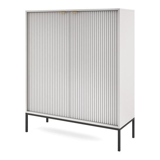 NOVA tall chest of drawers 104 cm, grey NOVA tall chest of drawers 104 cm, grey