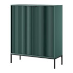 NOVA tall chest of drawers 104 cm, green