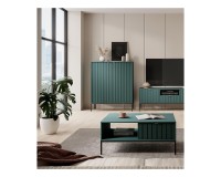 NOVA tall chest of drawers 104 cm, green NOVA tall chest of drawers 104 cm, green