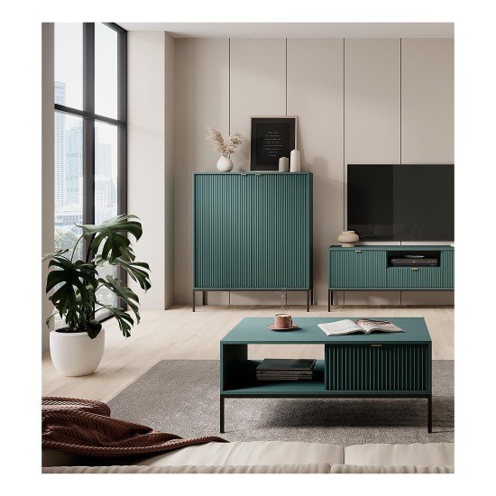 NOVA tall chest of drawers 104 cm, green NOVA tall chest of drawers 104 cm, green