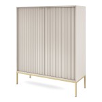 NOVA tall chest of drawers 104 cm, cashmere