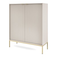 NOVA tall chest of drawers 104 cm, cashmere