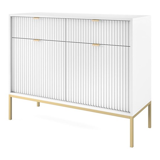 NOVA chest of drawers 104 cm, white NOVA chest of drawers 104 cm, white