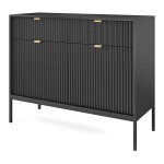 Комод NOVA 104 см, чёрный