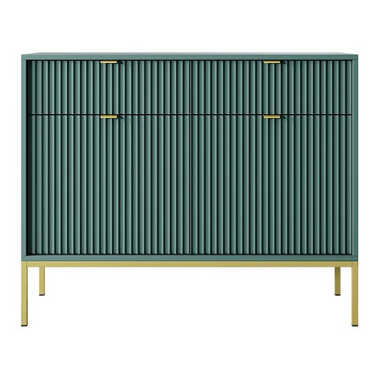 NOVA chest of drawers 104 cm, green