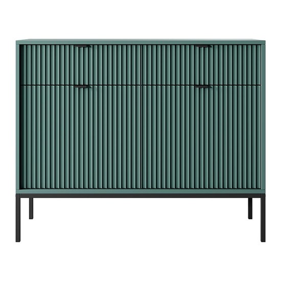NOVA chest of drawers 104 cm, green