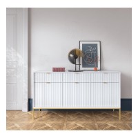 NOVA chest of drawers 154 cm, white