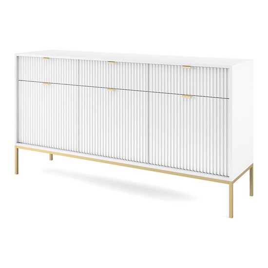 NOVA chest of drawers 154 cm, white NOVA chest of drawers 154 cm, white