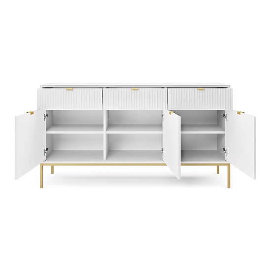 NOVA chest of drawers 154 cm, white NOVA chest of drawers 154 cm, white