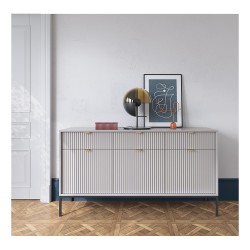 NOVA chest of drawers 154 cm, grey NOVA chest of drawers 154 cm, grey