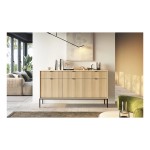 NOVA chest of drawers 154 cm, Vicenza oak