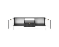 NOVA tv unit 154 cm, black NOVA tv unit 154 cm, black