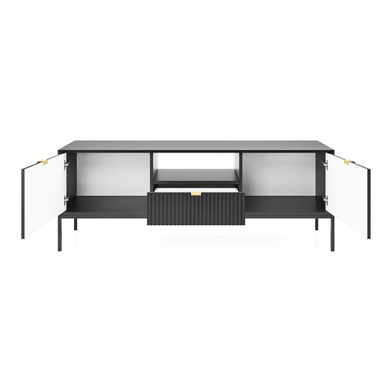 NOVA tv unit 154 cm, black NOVA tv unit 154 cm, black