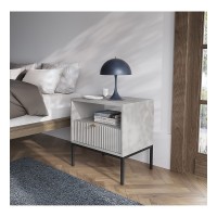 NOVA bedside table 54 cm, grey