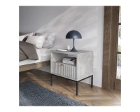 NOVA bedside table 54 cm, grey NOVA bedside table 54 cm, grey
