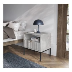 NOVA bedside table 54 cm, grey