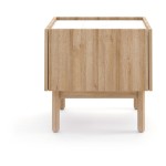 BOHO bedside table 50 cm, Riviera oak with marble