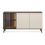 VICI sideboard 154 cm, cashmere with Warmia walnut