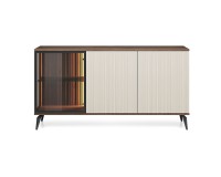 VICI sideboard 154 cm, cashmere with Warmia walnut VICI sideboard 154 cm, cashmere with Warmia walnut