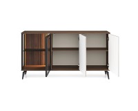 VICI sideboard 154 cm, cashmere with Warmia walnut VICI sideboard 154 cm, cashmere with Warmia walnut