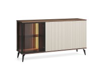 VICI sideboard 154 cm, cashmere with Warmia walnut VICI sideboard 154 cm, cashmere with Warmia walnut