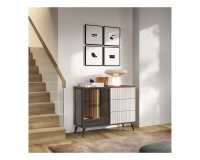 VICI chest of drawers 103 cm, cashmere with Warmia walnut VICI chest of drawers 103 cm, cashmere with Warmia walnut
