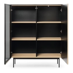 ORTA display cabinet 107 cm, Vicenza oak