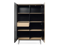 ORTA tall display cabinet 107 cm, Vicenza oak