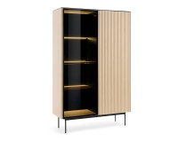 ORTA tall display cabinet 107 cm, Vicenza oak