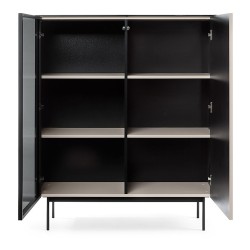 ORTA display cabinet 107 cm, cashmere